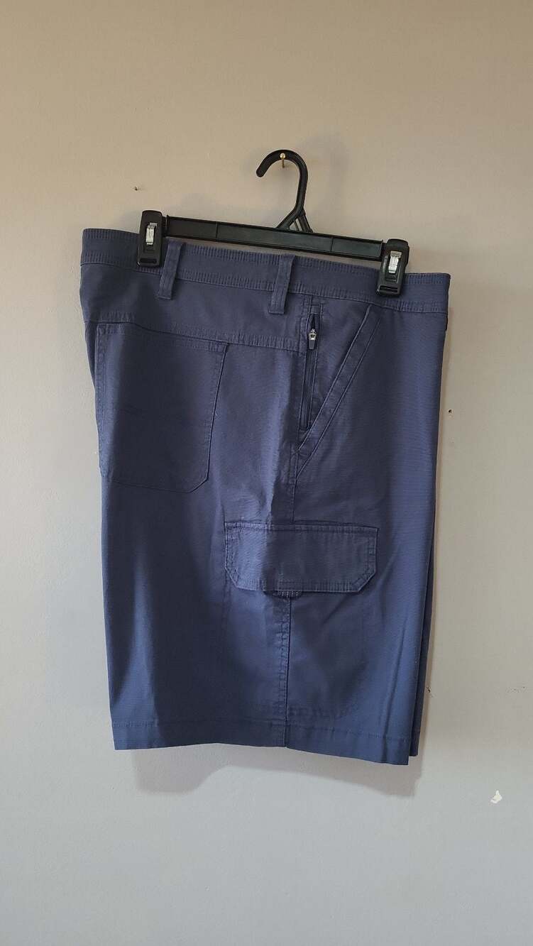 Copper & Oak Supply Co. Men's Blue Stretch Cargo Shorts Size 40